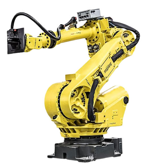 Industrial robot using precision servo motor technology